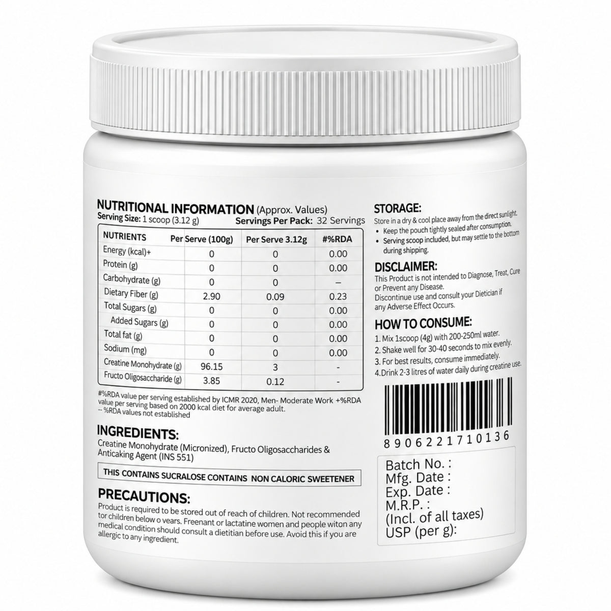 AGIS Creatine Monohydrate - 100 g