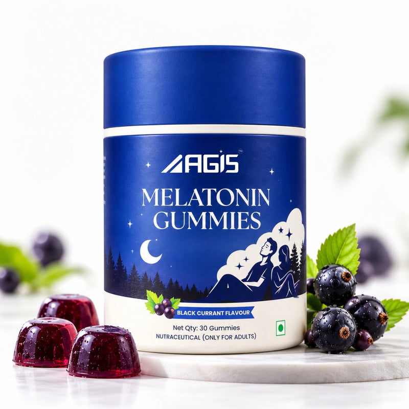 AGIS Melatonin Gummies - Blackcurrant, 30 Gummies