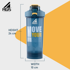AGIS Sip & Drink Protein Shaker Bottle