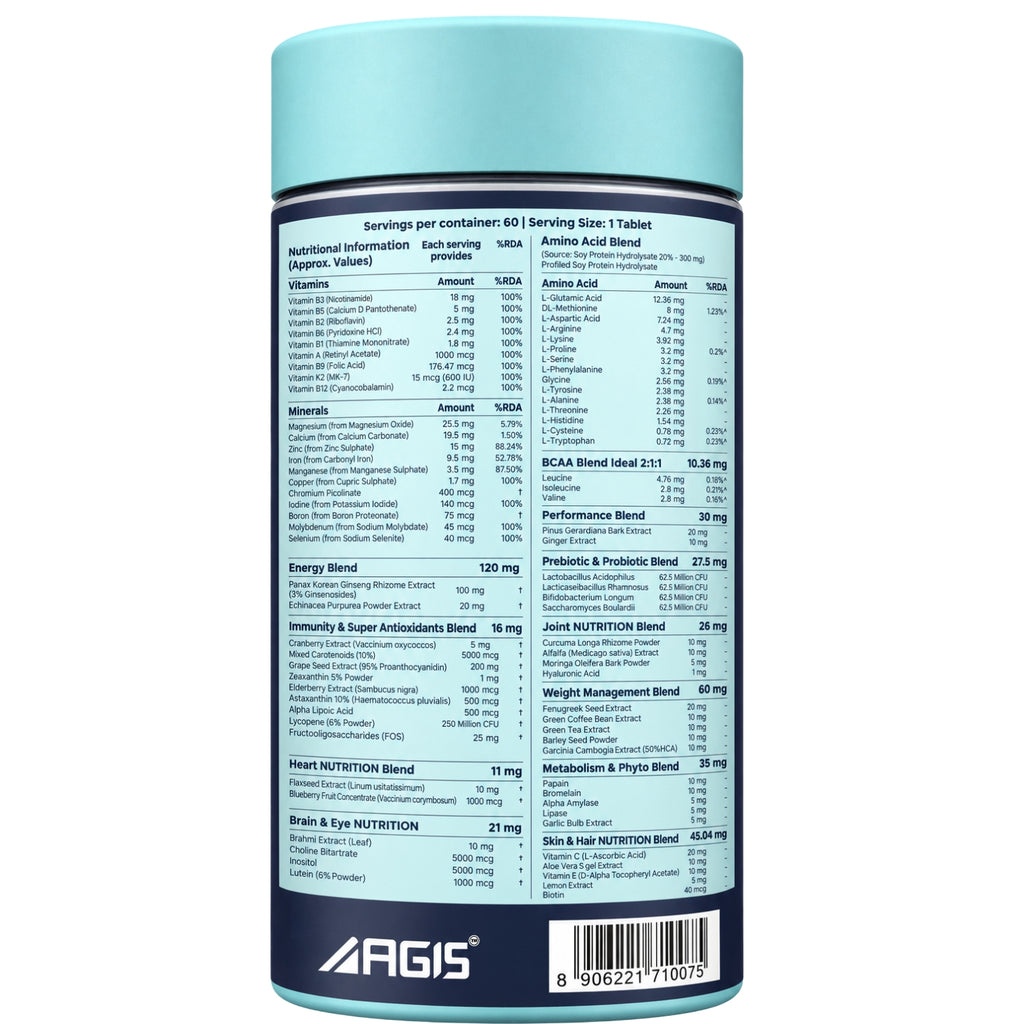 AGIS Sports Multivitamin - 60 Tablets