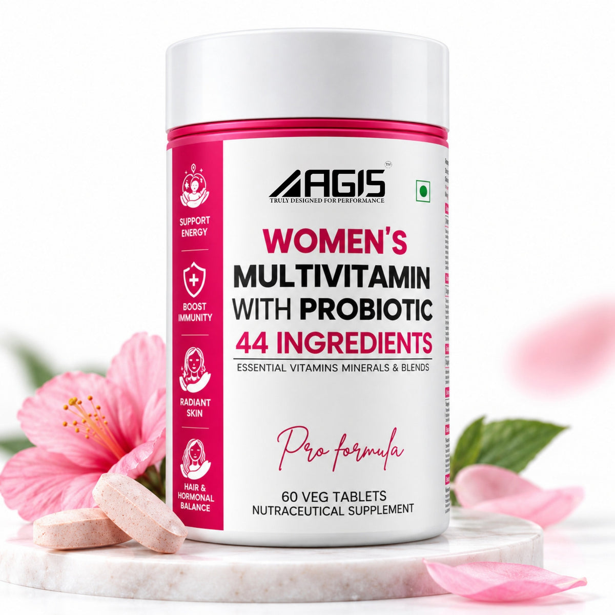 AGIS Women Multivitamin - 60 Tablets